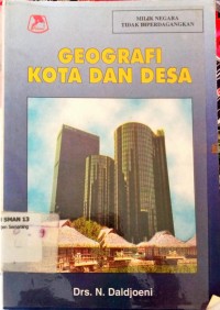 Image of Geografi kota dan desa