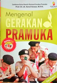 Image of mengenal gerakan Pramuka +cd