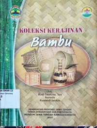 Image of Koleksi kerajinan bambu